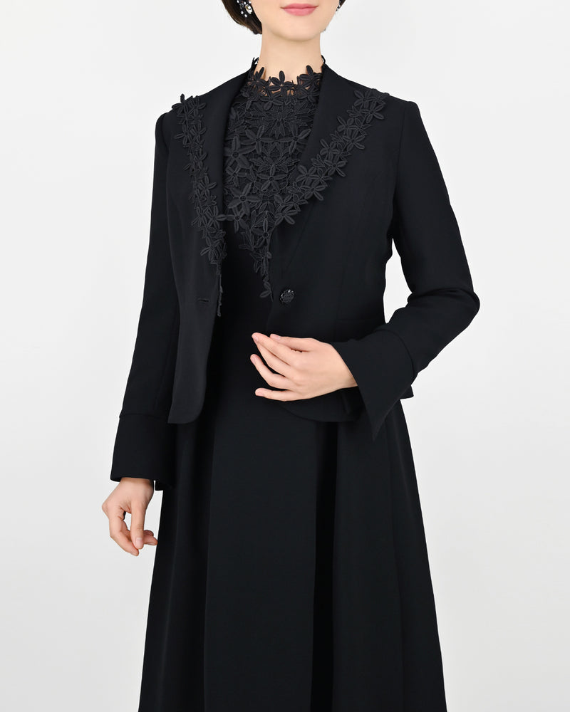 【50％OFF】レースラペル ジャケット