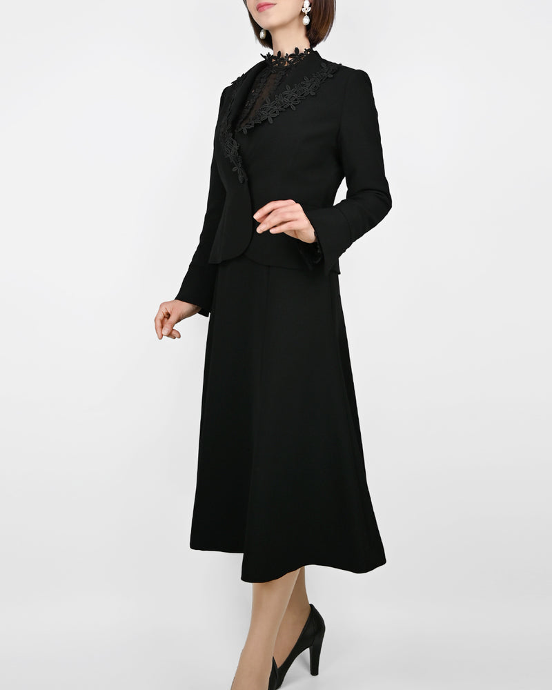 【50％OFF】レースラペル ジャケット