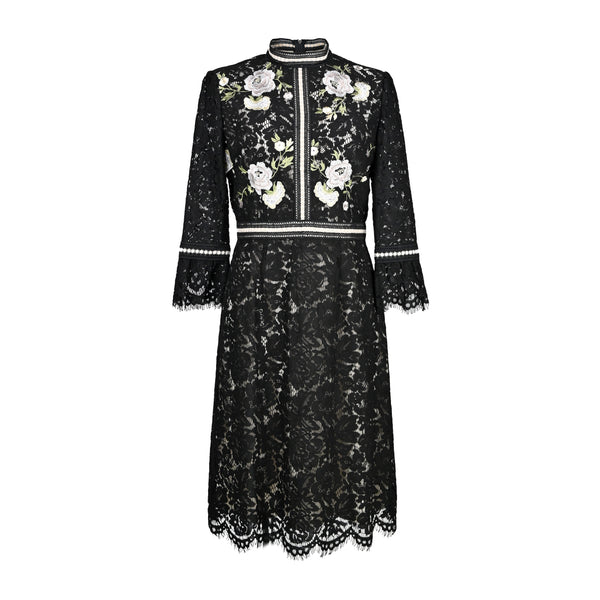 【50％OFF】ローズエンブロイダリーレースワンピース