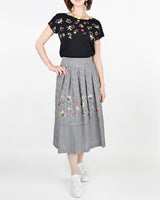 [60% OFF] Pleated Midi Skirt