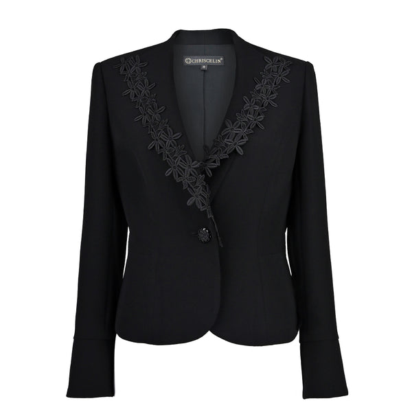 【50％OFF】レースラペル ジャケット