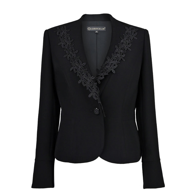 【50％OFF】レースラペル ジャケット