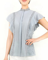 [50% OFF] Ruffle Sleeve Blouse
