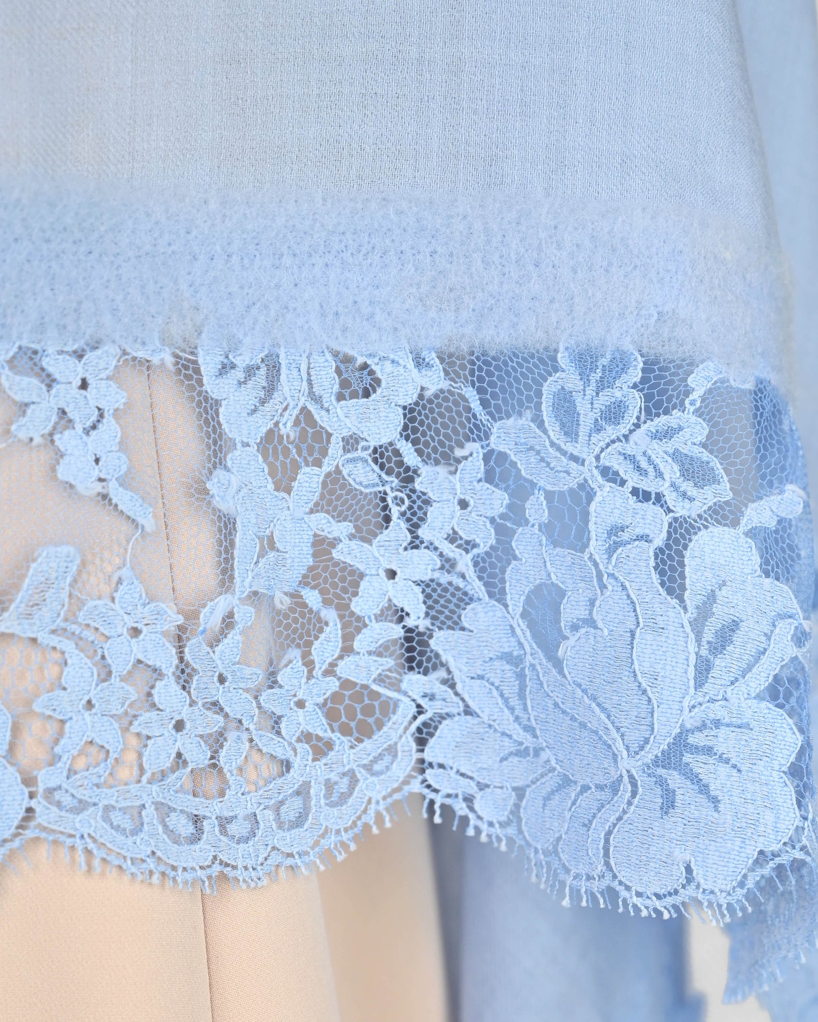 モヘアウールレースストール | レースワンピースやブラウスなど