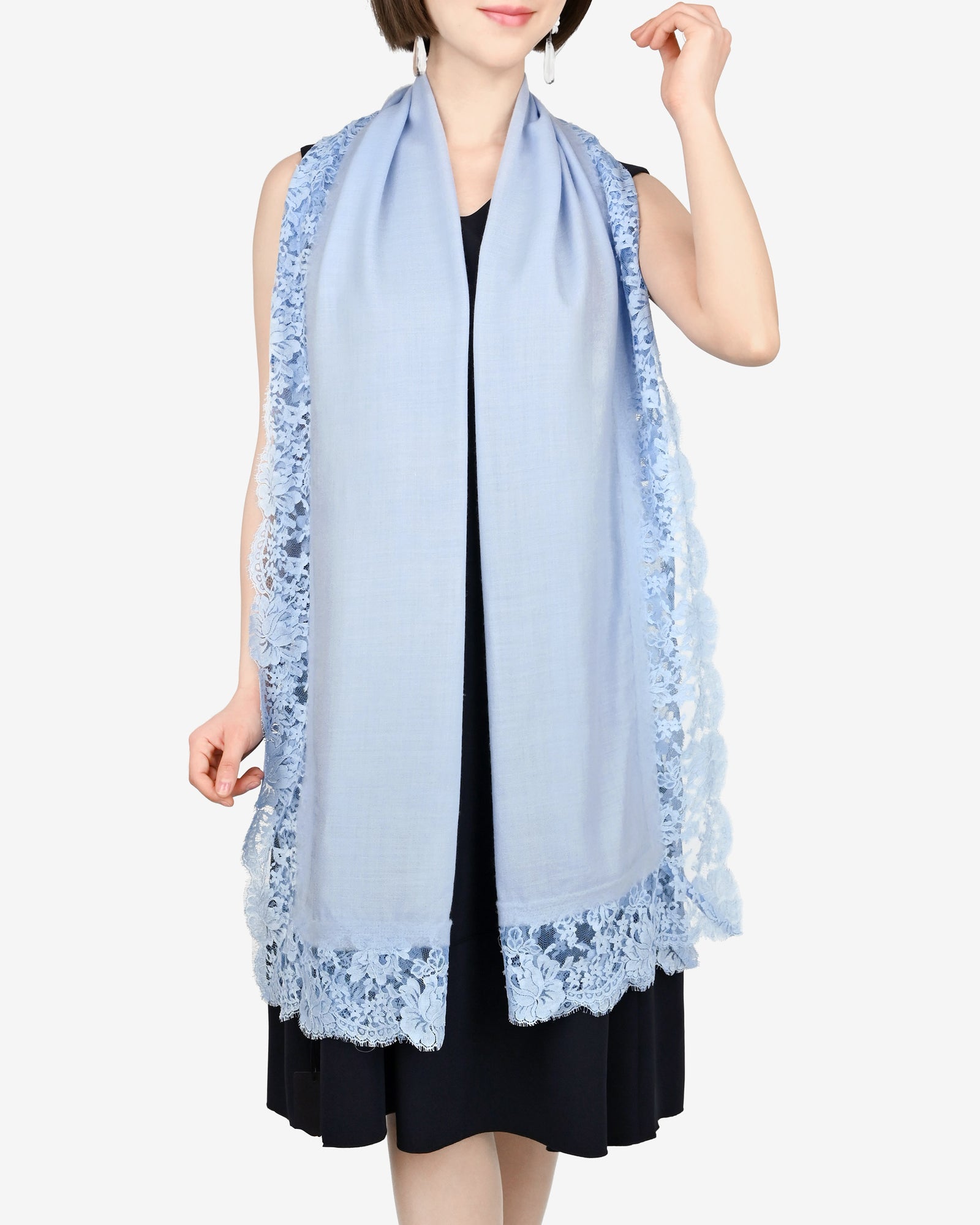 モヘアウールレースストール | レースワンピースやブラウスなど