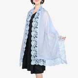 Mohair wool lace stole
