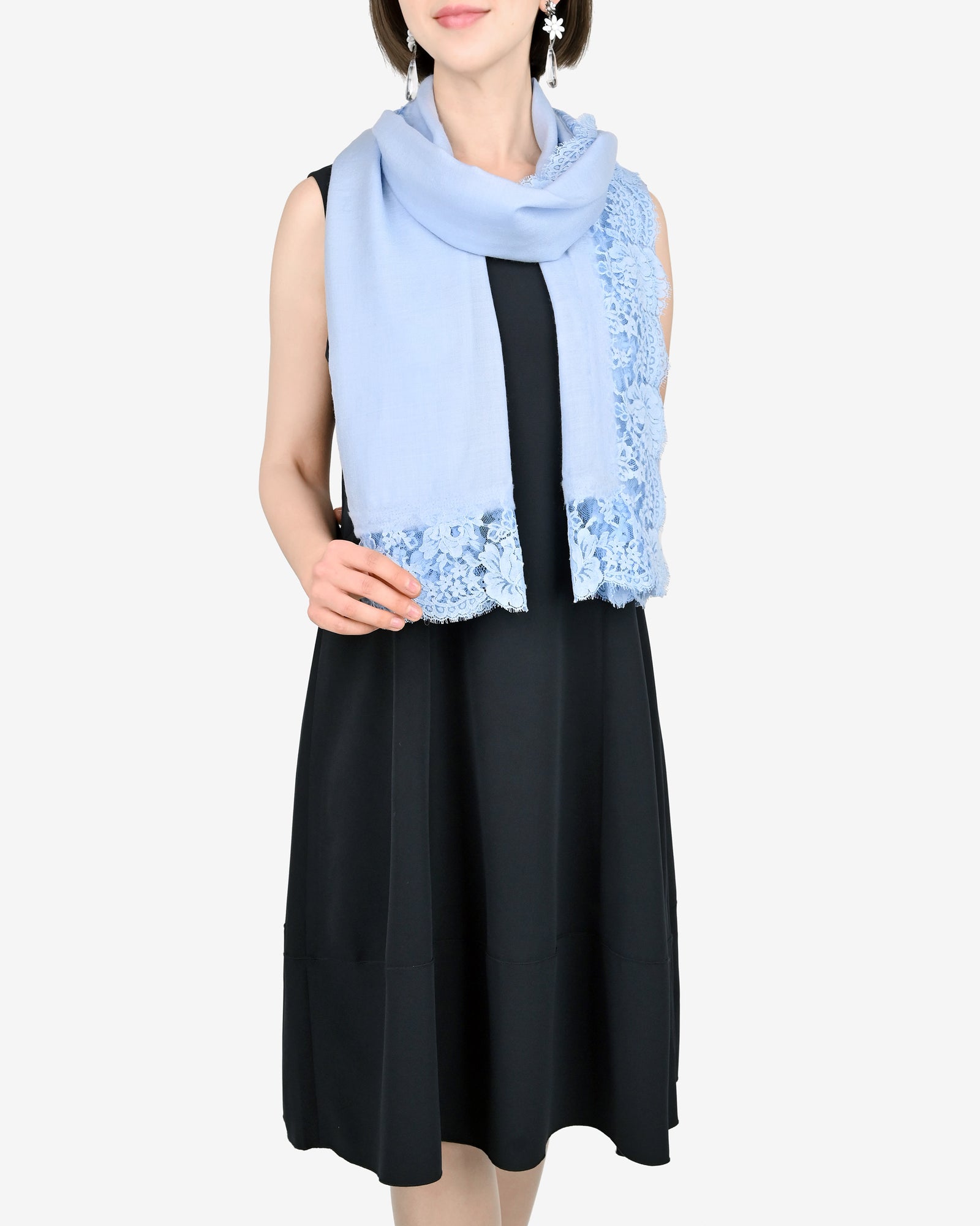 モヘアウールレースストール | レースワンピースやブラウスなど