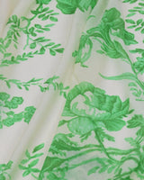 Cashmere flower print stole