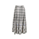 [60% OFF] Floral Embroidered Skirt