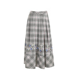 [60% OFF] Floral Embroidered Skirt