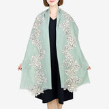 Patchwork lace stole