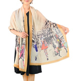 Cashmere print stole