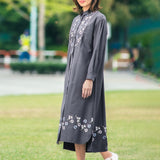 [60% OFF] Floral Embroidered Dress