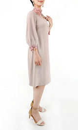 [50% OFF] Lace high neck dress