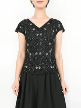 [50% OFF] Beaded Embroidery Tops
